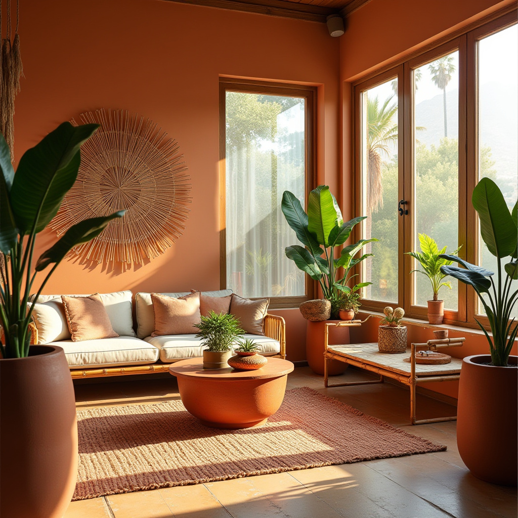 cozy boho living room 7