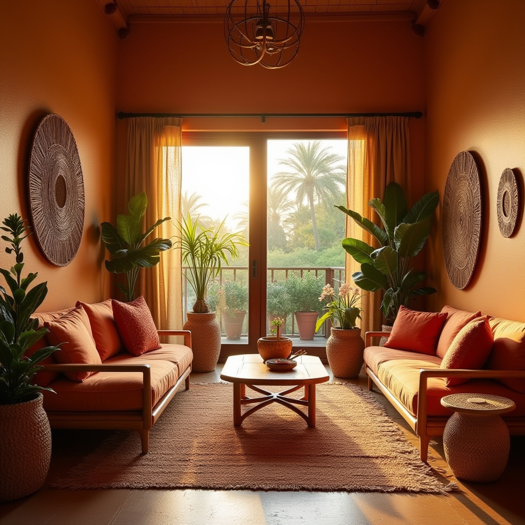 cozy boho living room 8