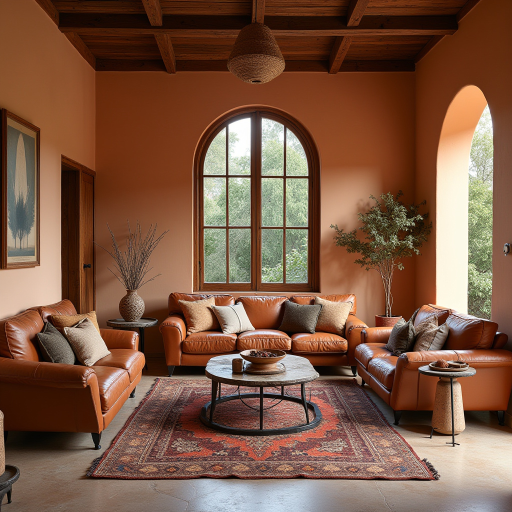 cozy boho living room 9