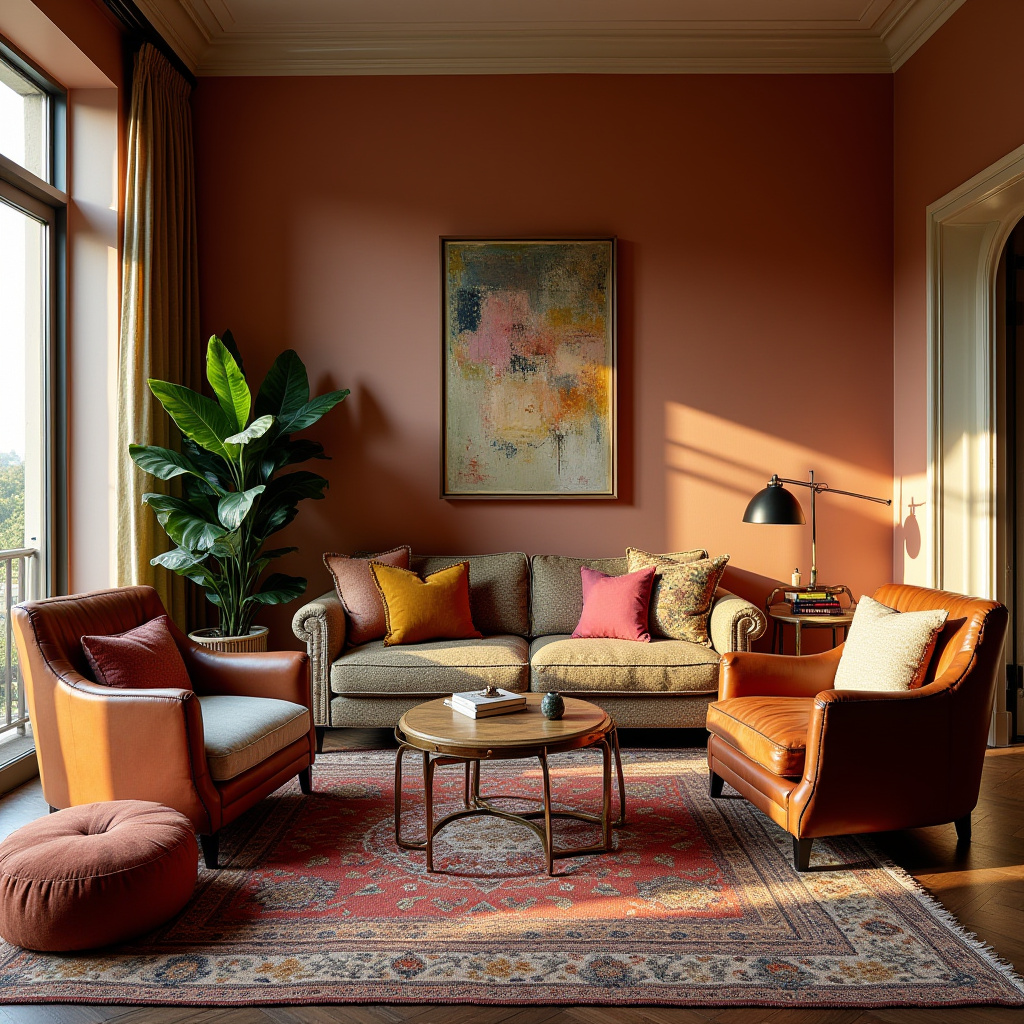 cozy boho living room inspiration 11