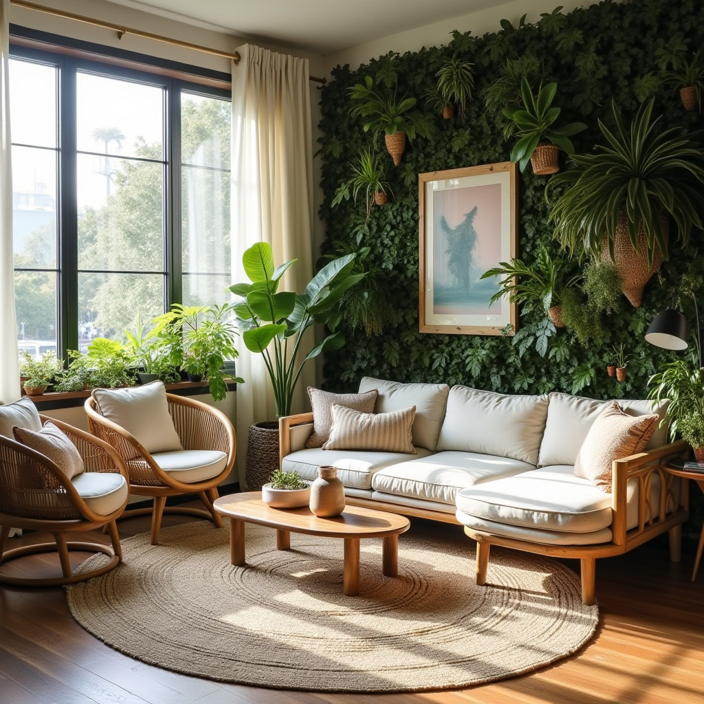 cozy boho living room inspiration 14