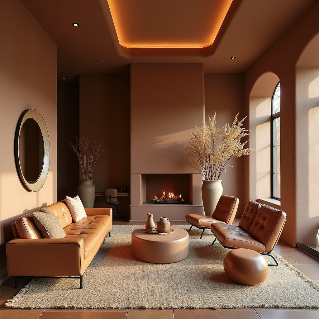cozy boho living room inspiration 16