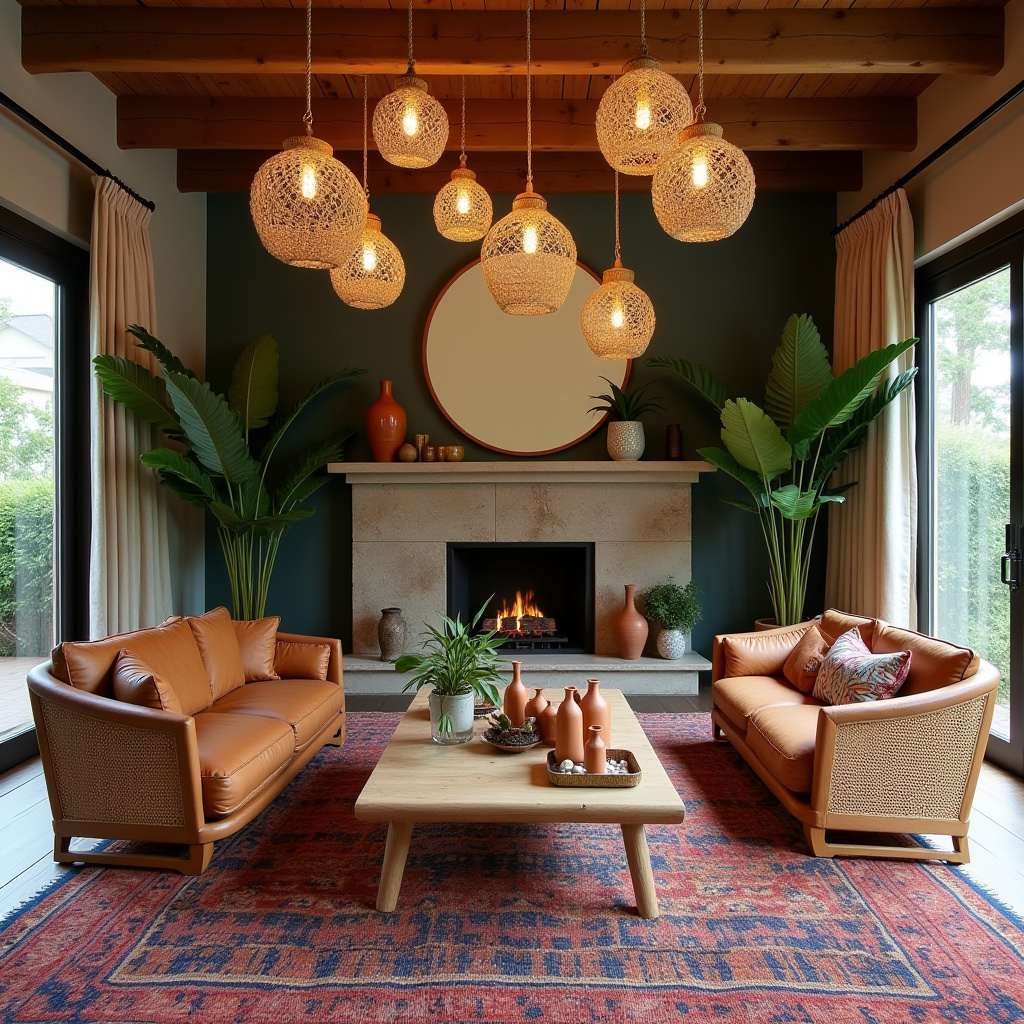 cozy boho living room inspiration 3