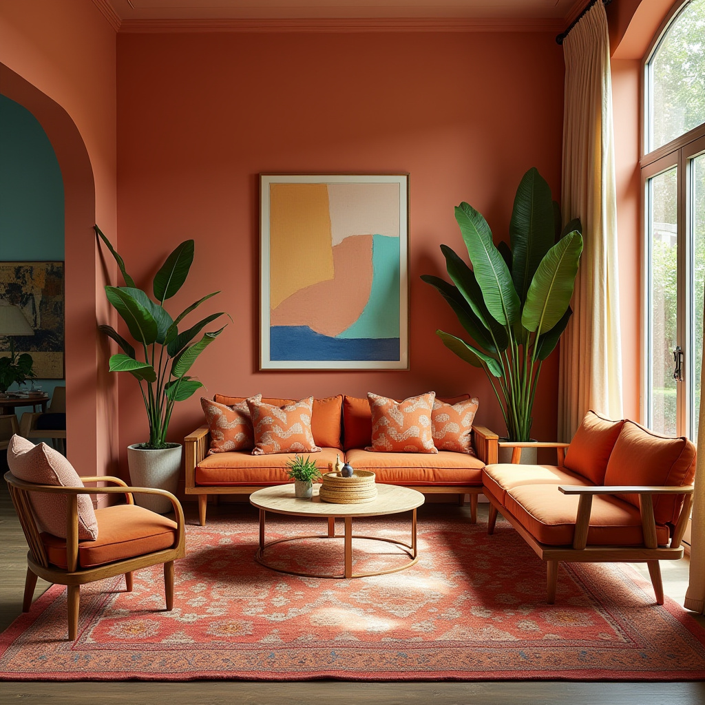 cozy boho living room inspiration 32