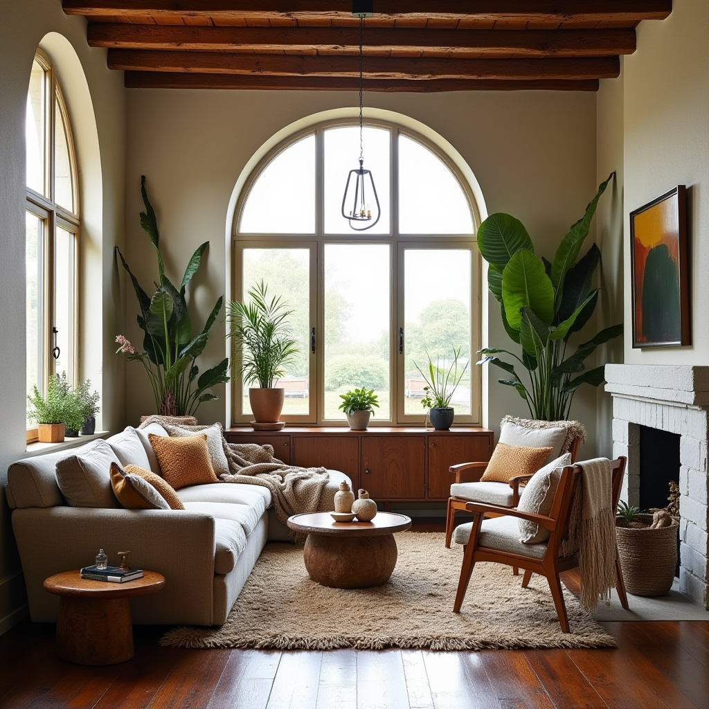cozy boho living room inspiration 7