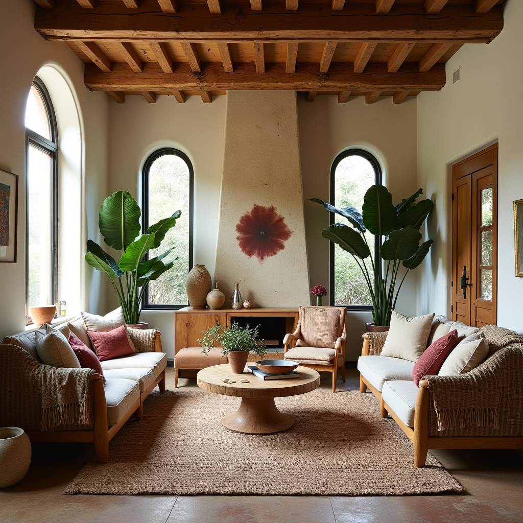 cozy boho living room inspiration 8
