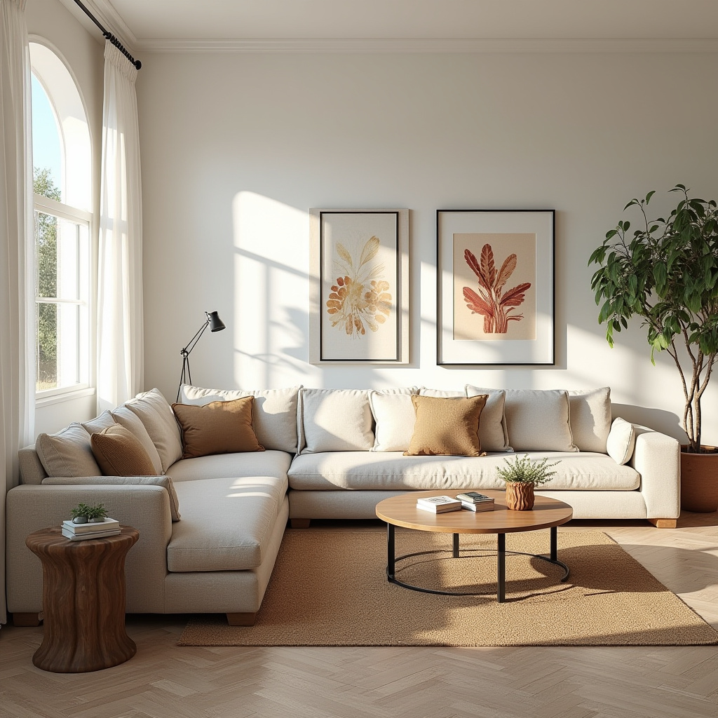 cozy boho living room inspiration 9