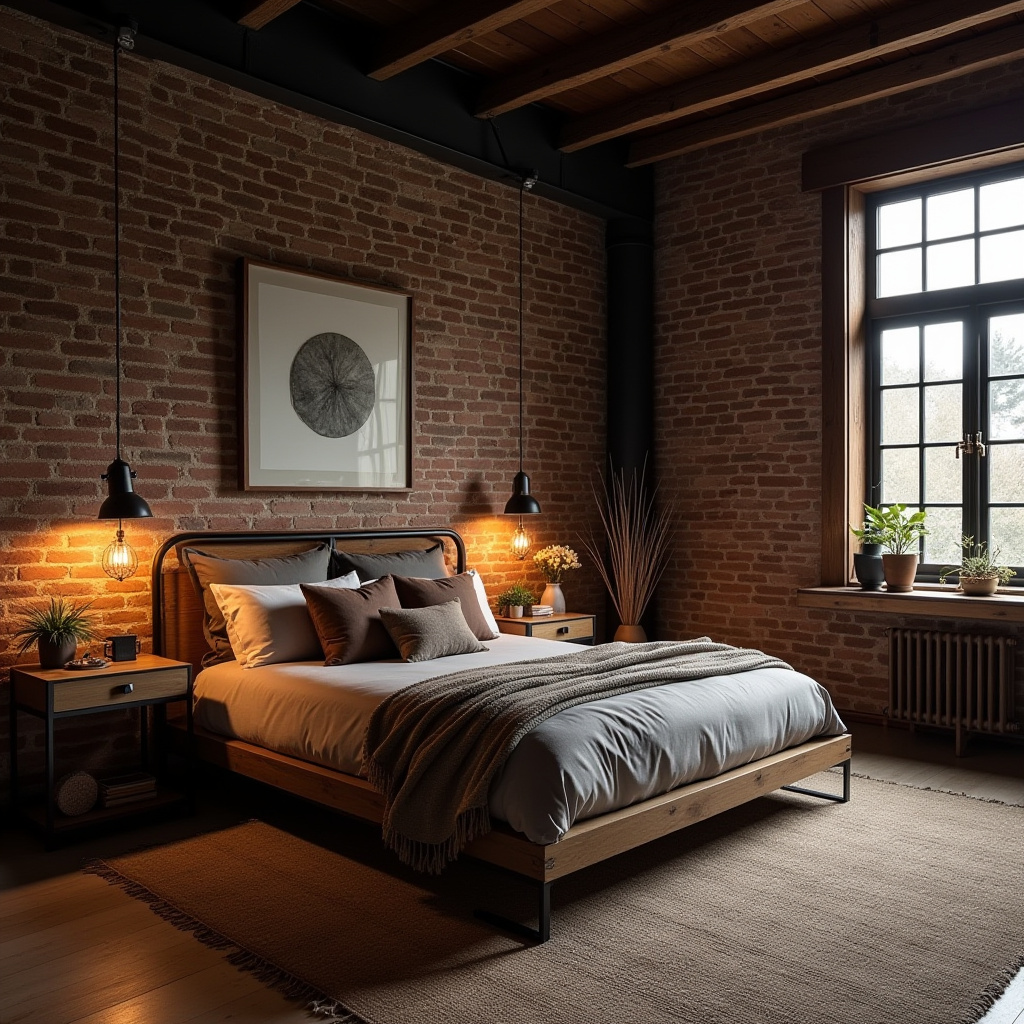 dark boho bedroom 10