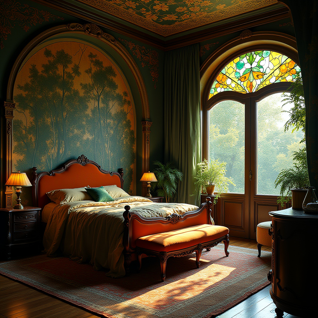 dark boho bedroom 13