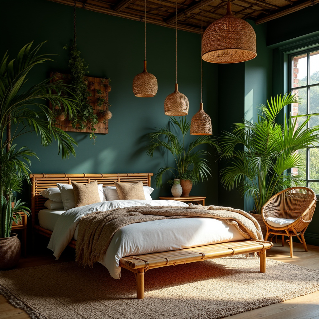 dark boho bedroom 15
