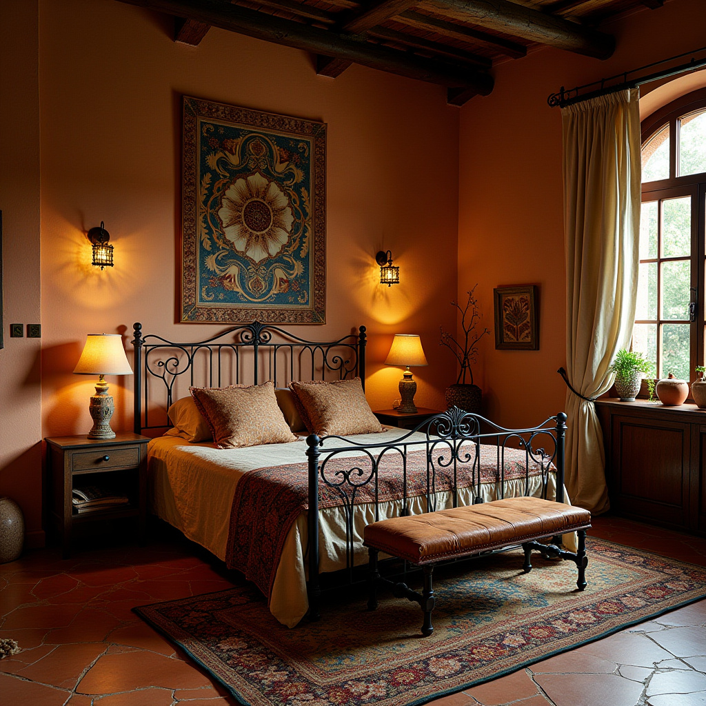 dark boho bedroom 30