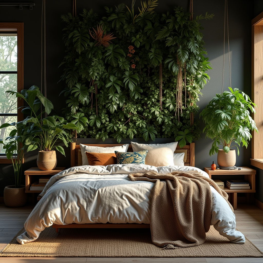 dark boho bedroom 39