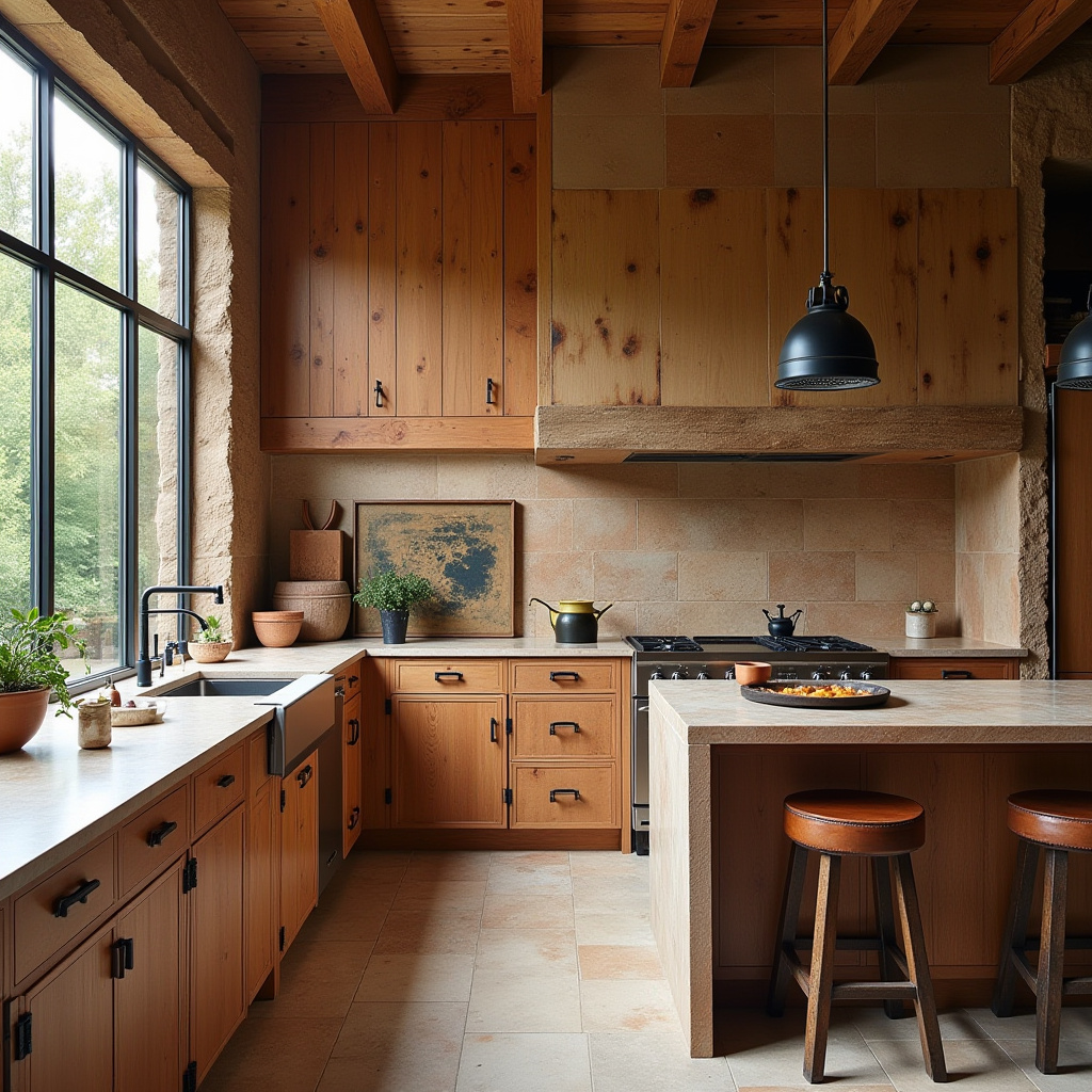 dark boho kitchen ideas 21