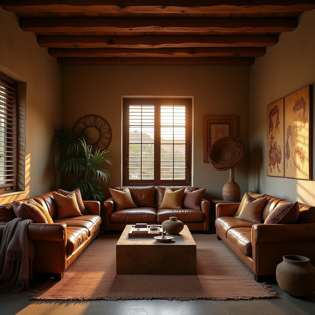 dark boho living room 14