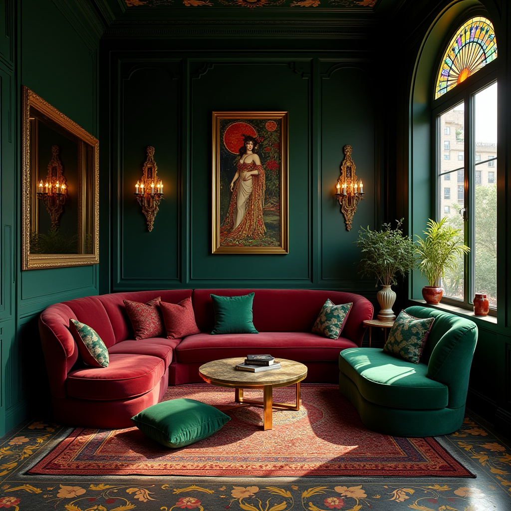 dark boho living room 18
