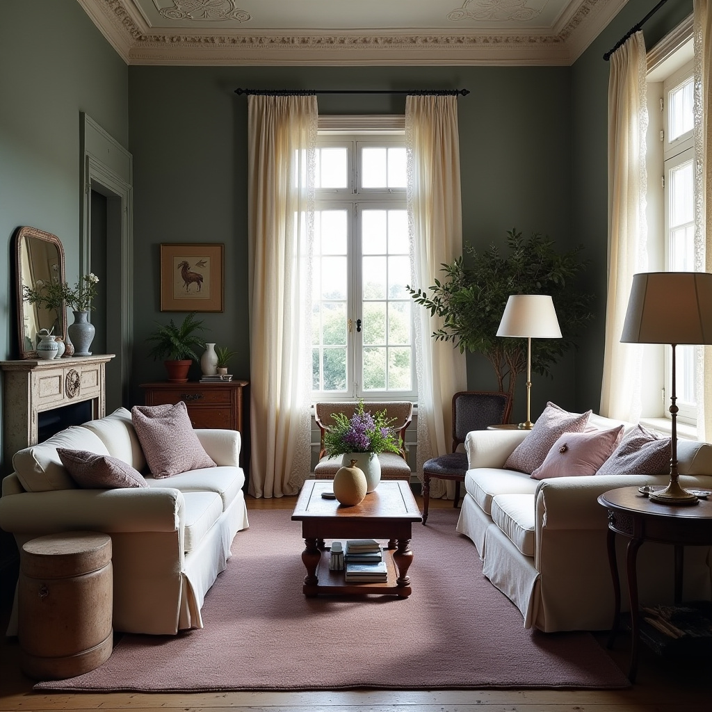 dark boho living room 25