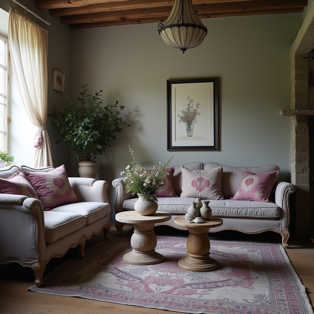 dark boho living room 26