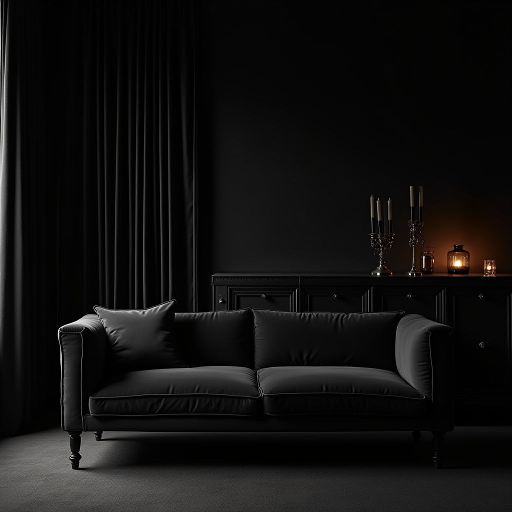 dark boho living room 9