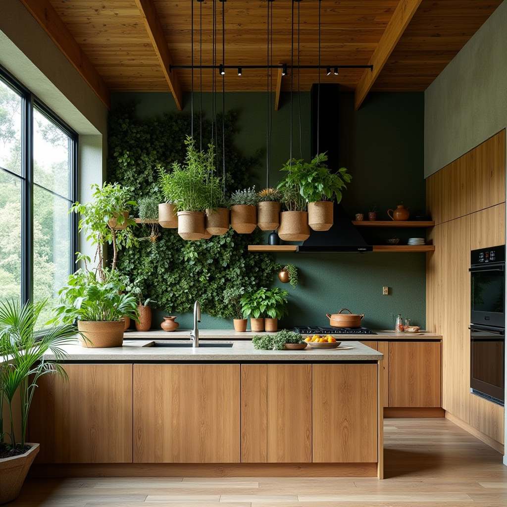 earthy boho kitchen 15