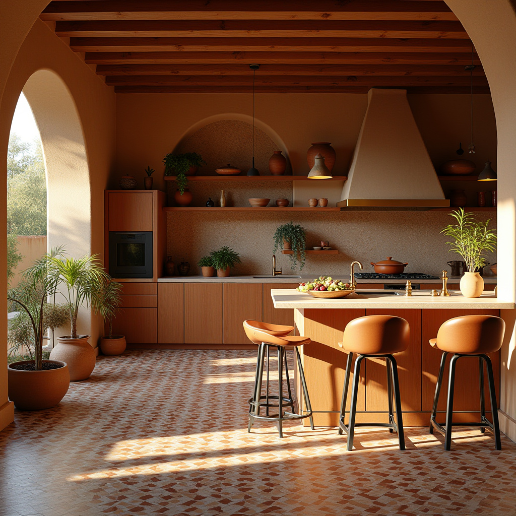earthy boho kitchen 17
