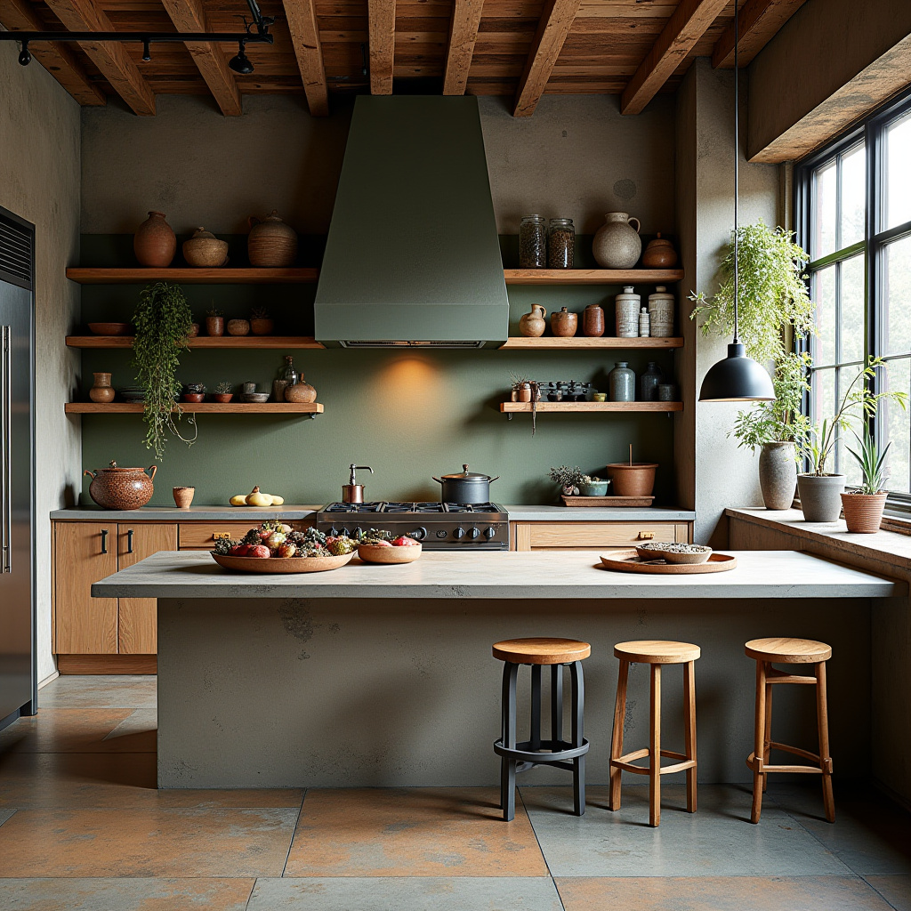 earthy boho kitchen 20