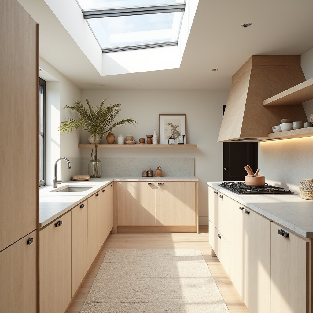 earthy boho kitchen 23