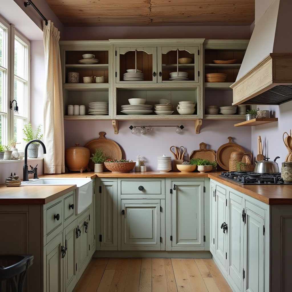 earthy boho kitchen 27