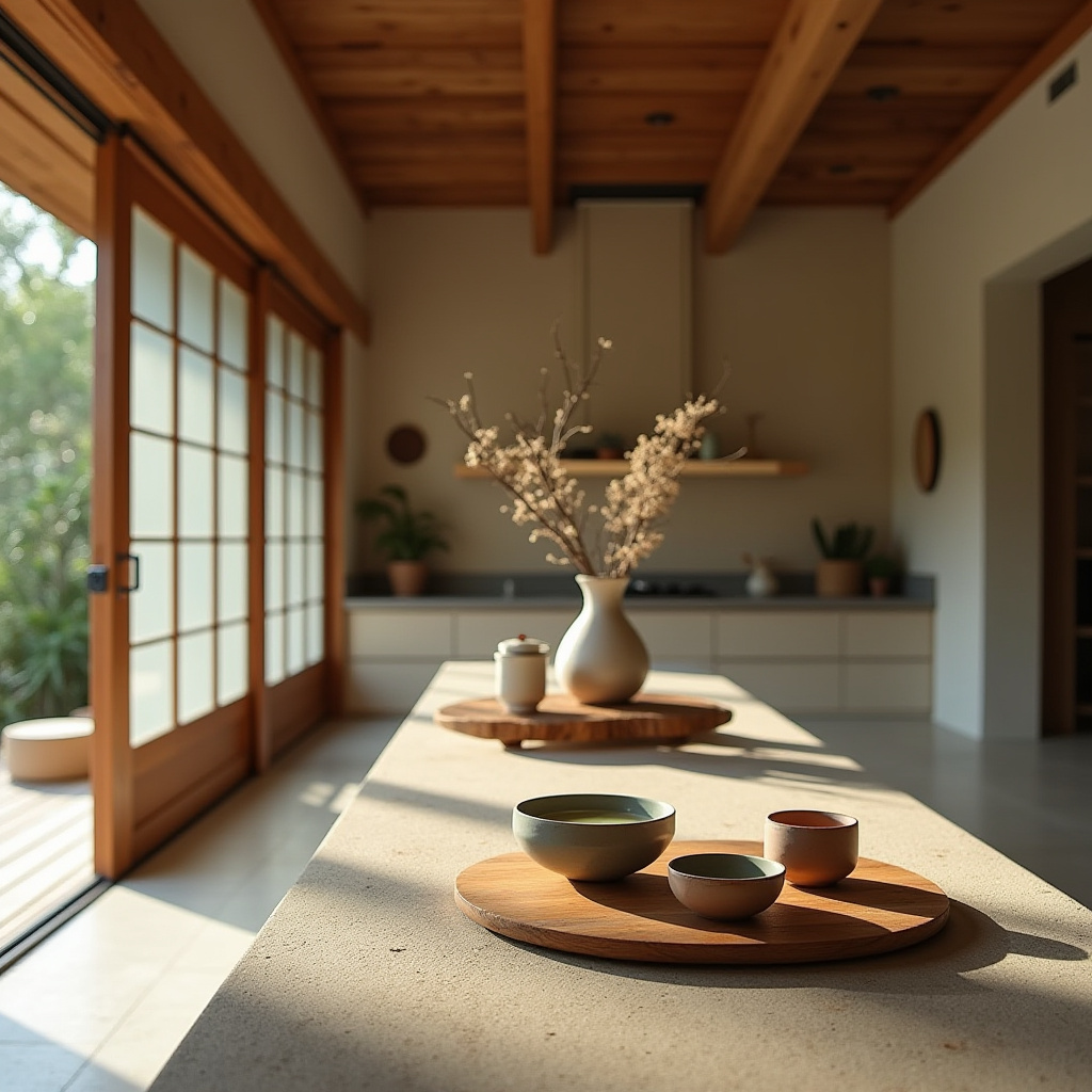 earthy boho kitchen 35
