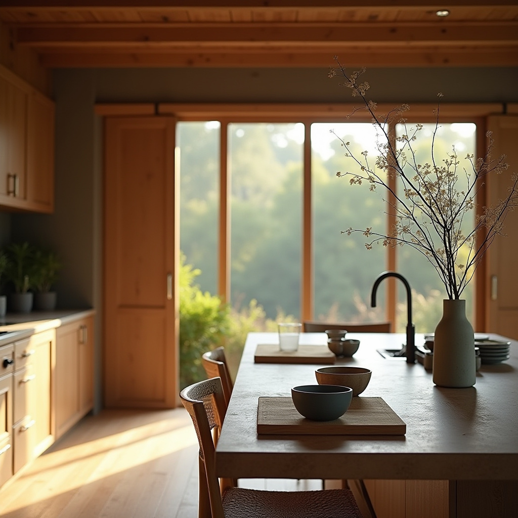 earthy boho kitchen 36