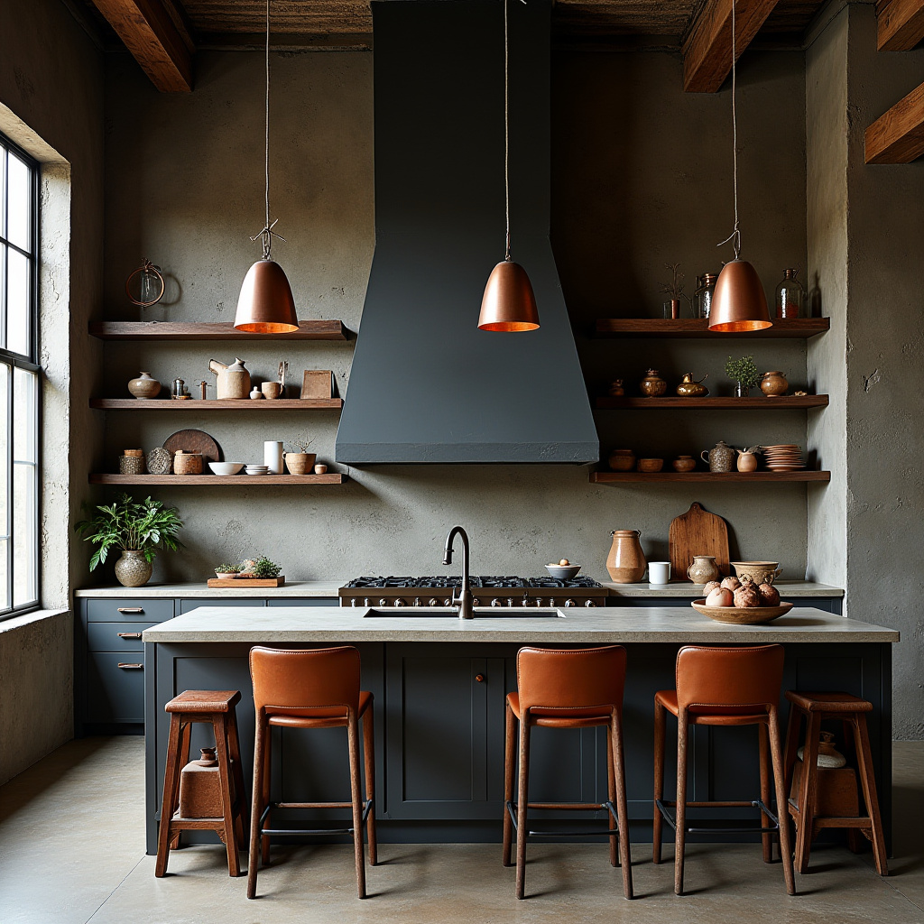 earthy boho kitchen 39