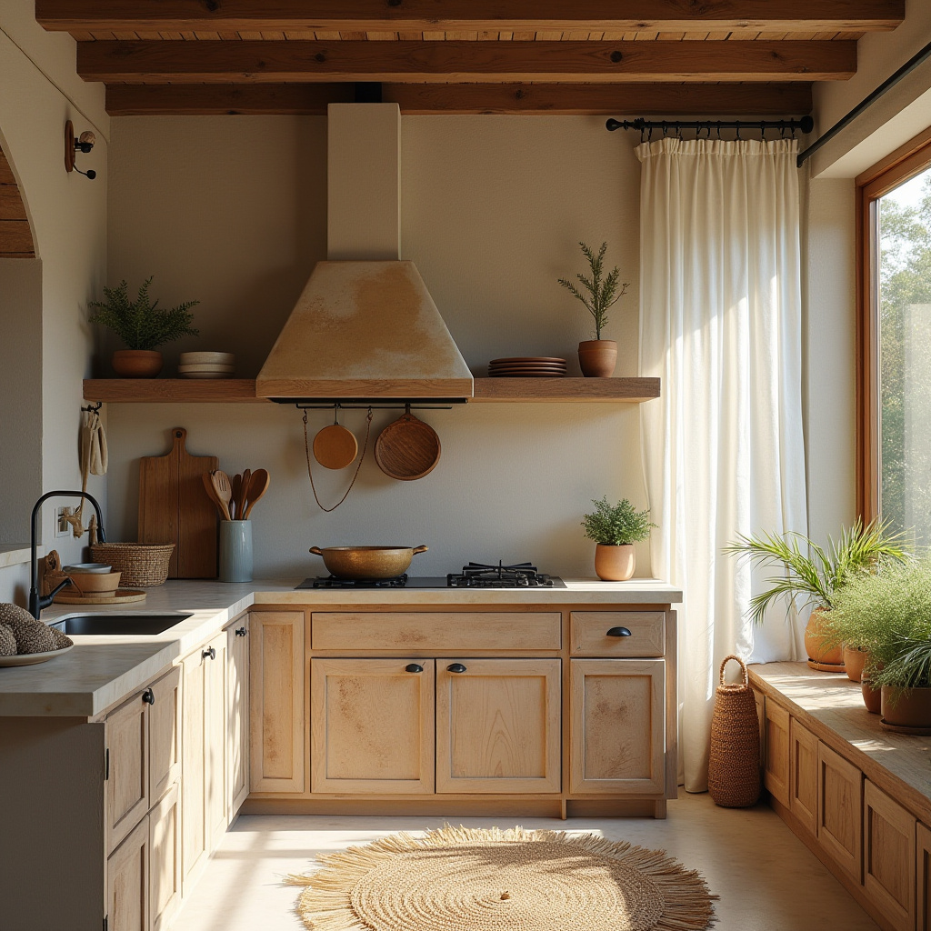 earthy boho kitchen 6
