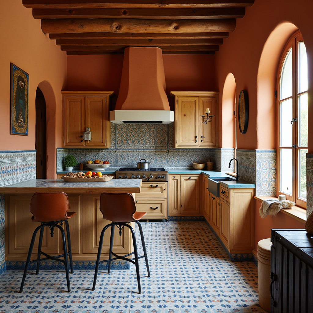 earthy boho kitchen 8