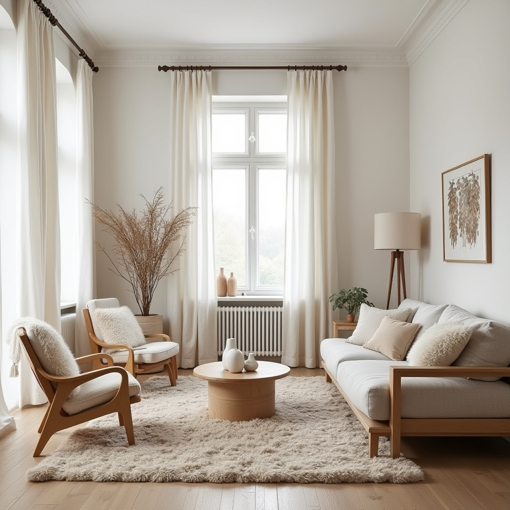 farmhouse boho living room 11