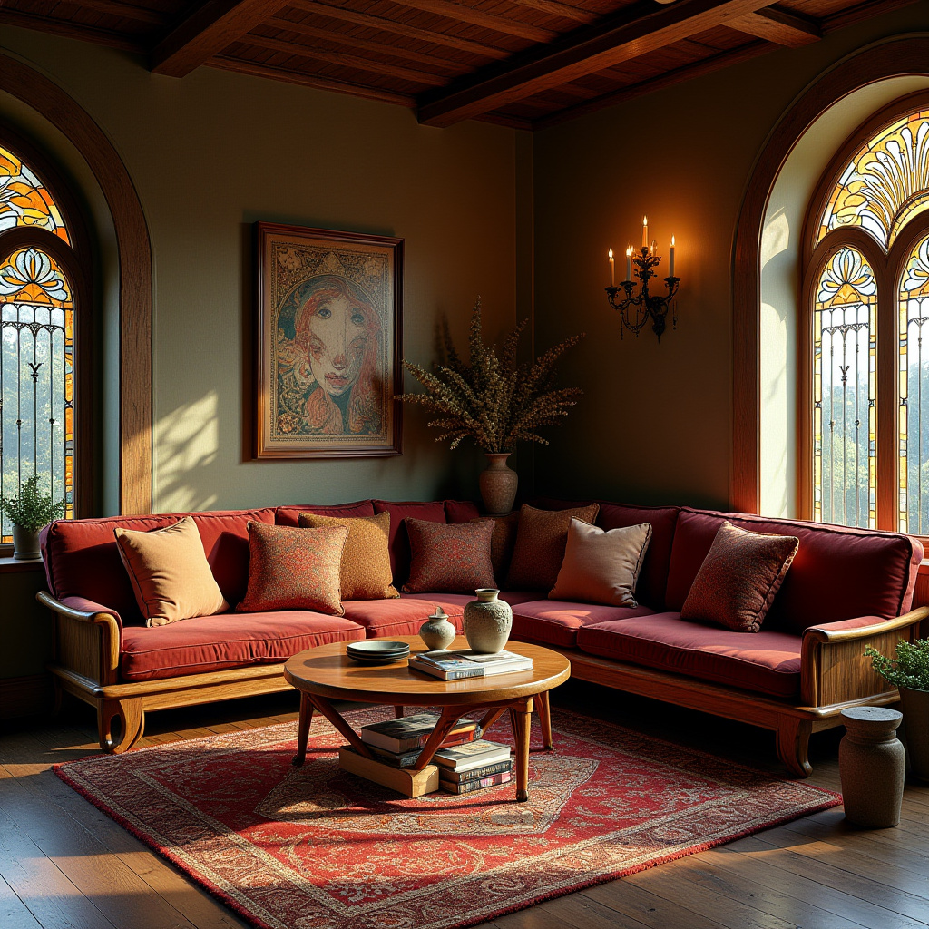 farmhouse boho living room 17
