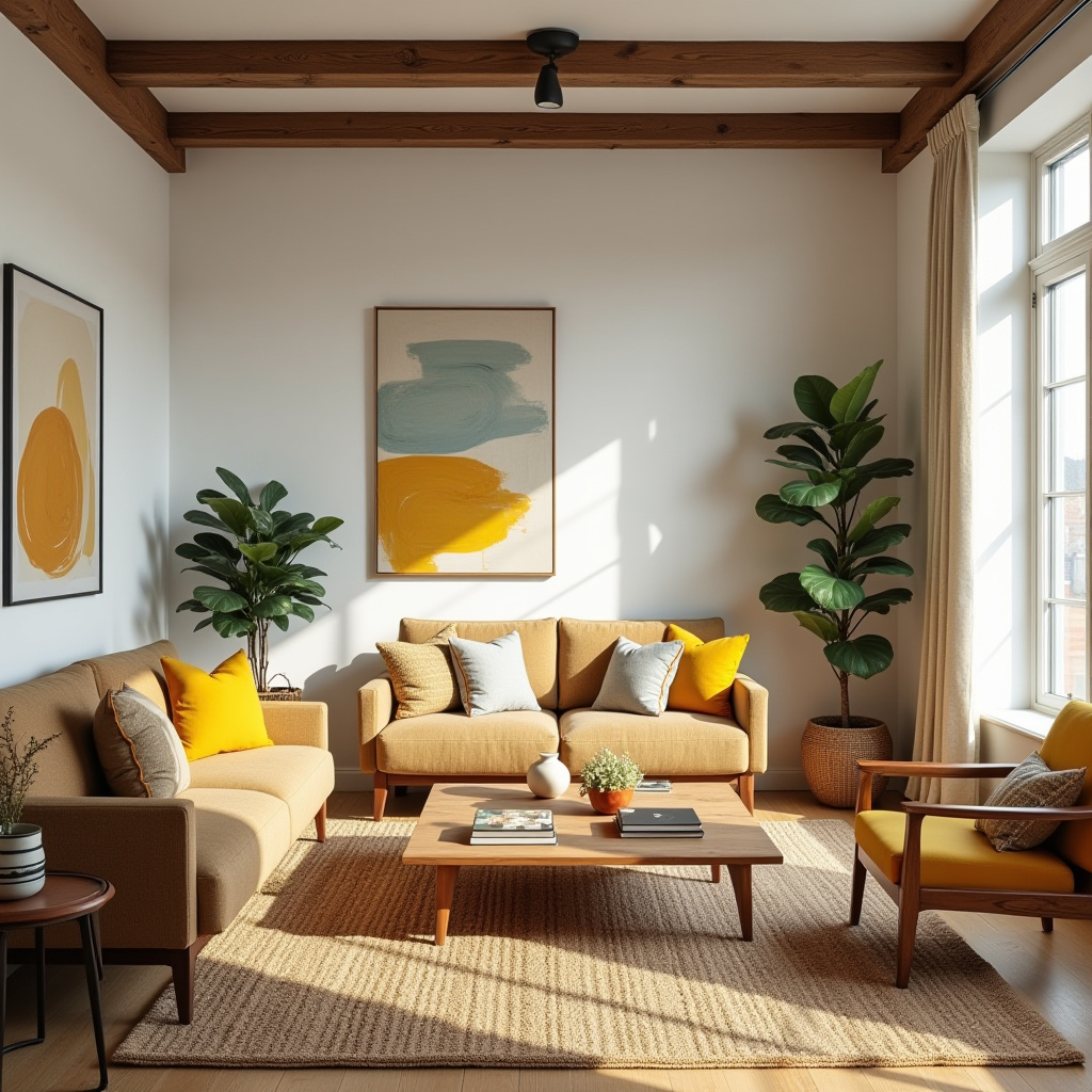 farmhouse boho living room 24