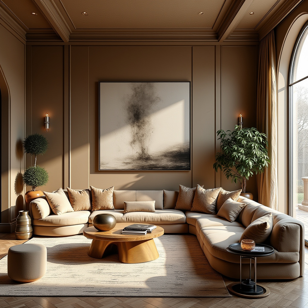 farmhouse boho living room 38