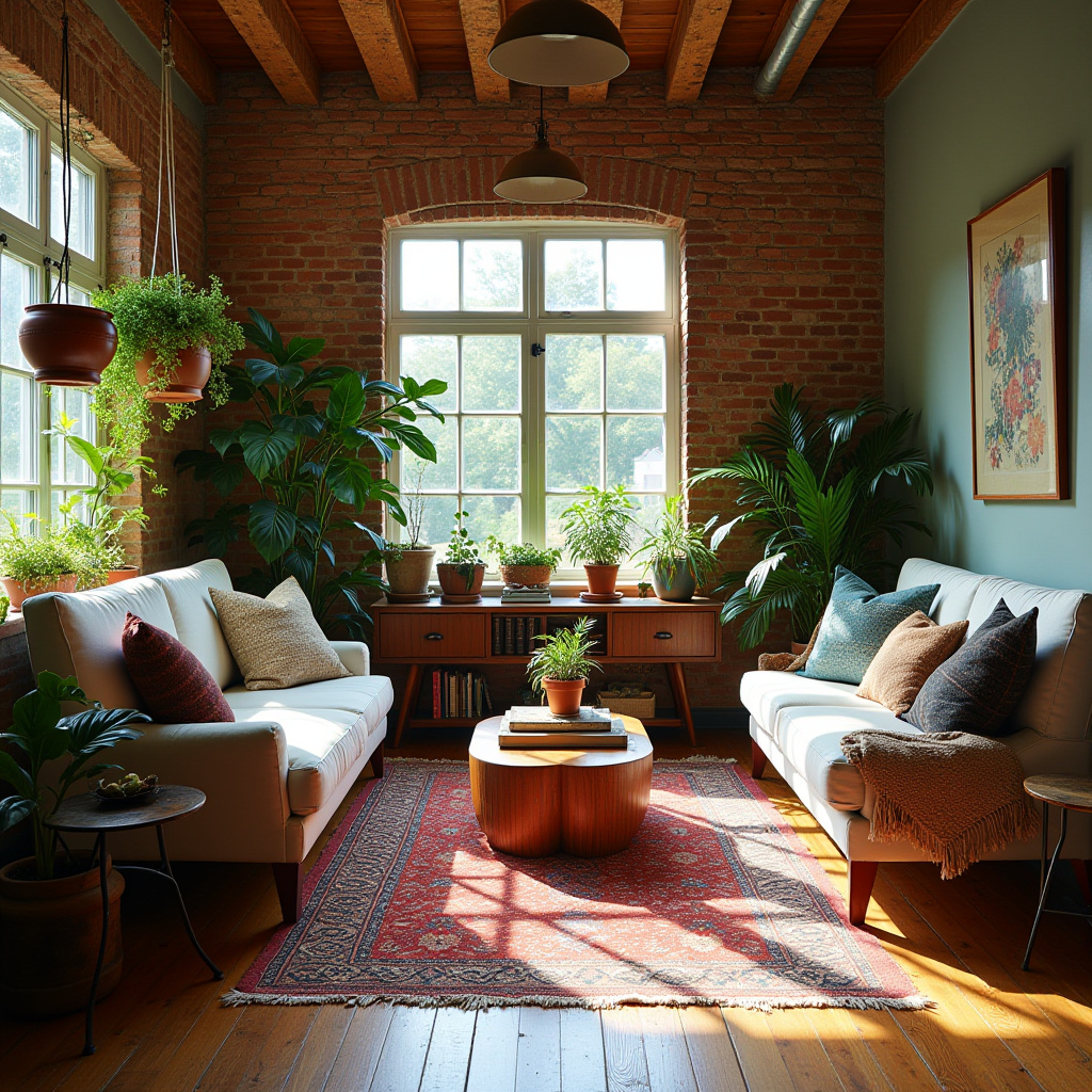 farmhouse boho living room 5