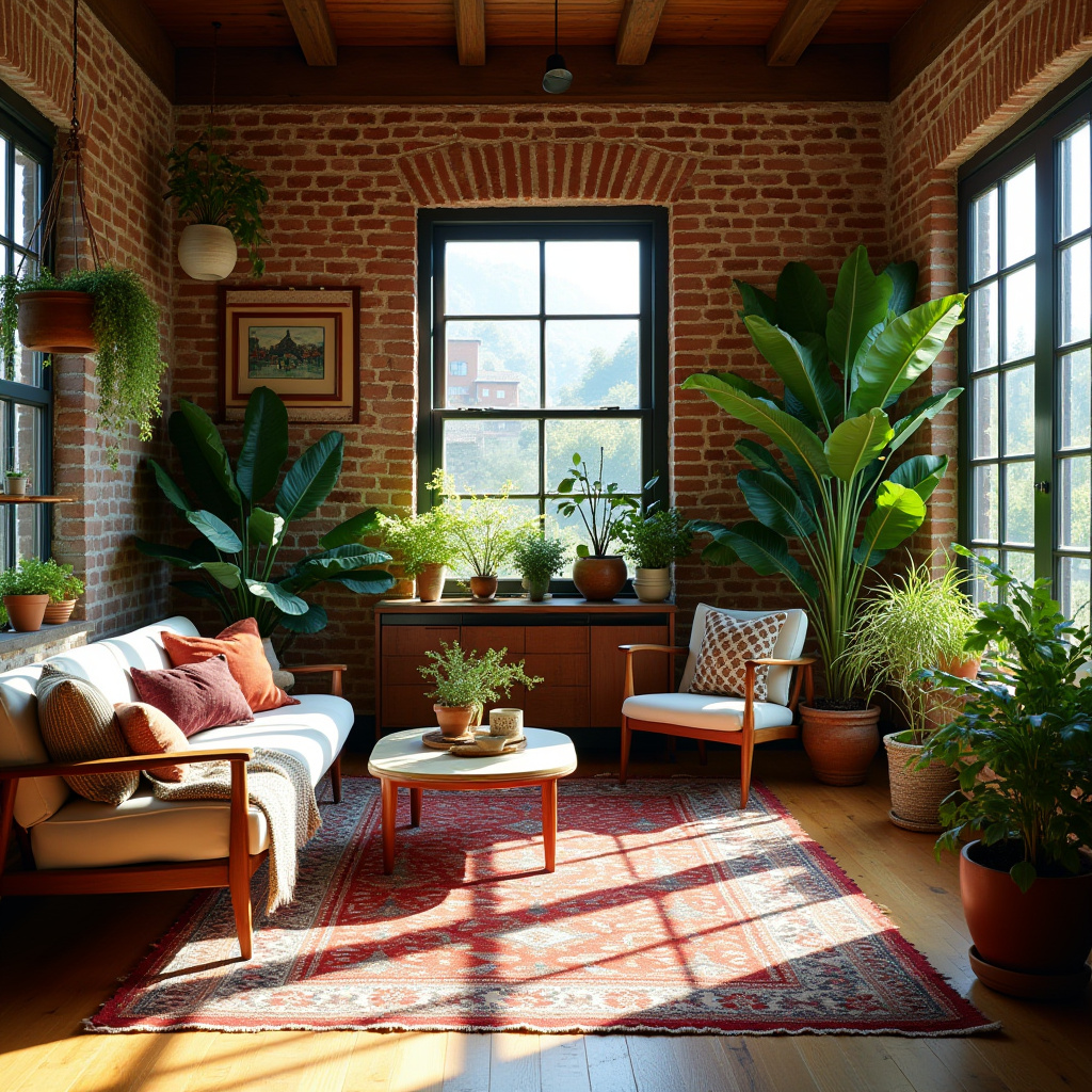 farmhouse boho living room 6
