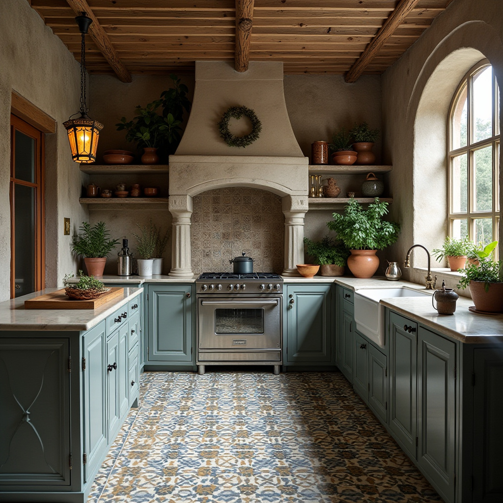 grey boho kitchen 25