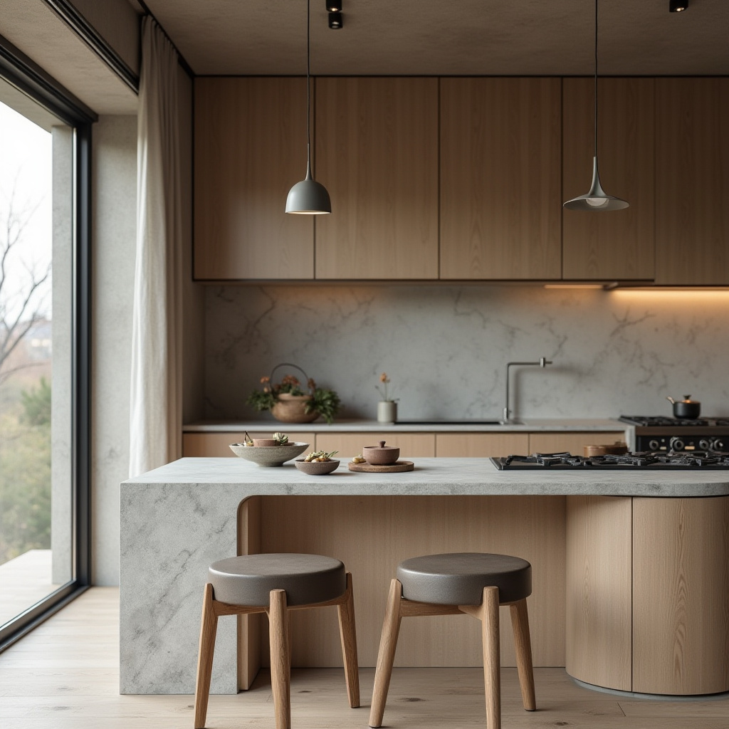 grey boho kitchen 28