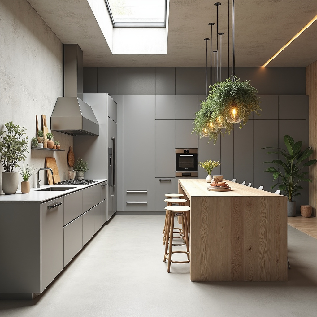 industrial boho kitchen 13