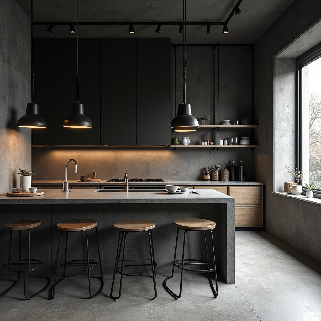 industrial boho kitchen 26