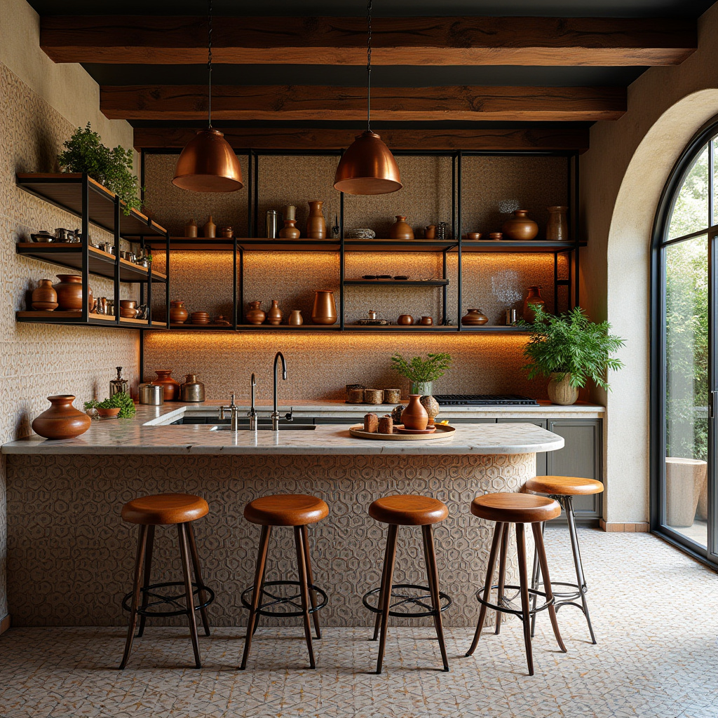 industrial boho kitchen 27