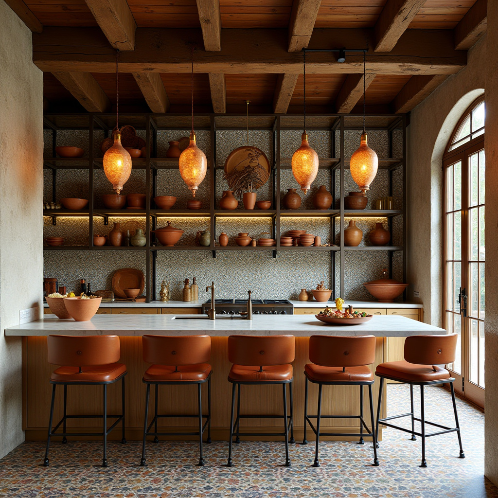 industrial boho kitchen 28