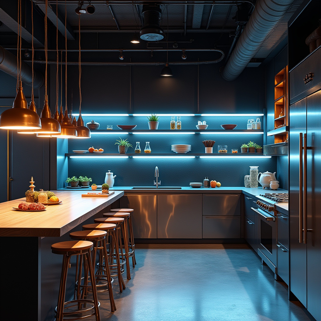 industrial boho kitchen 32