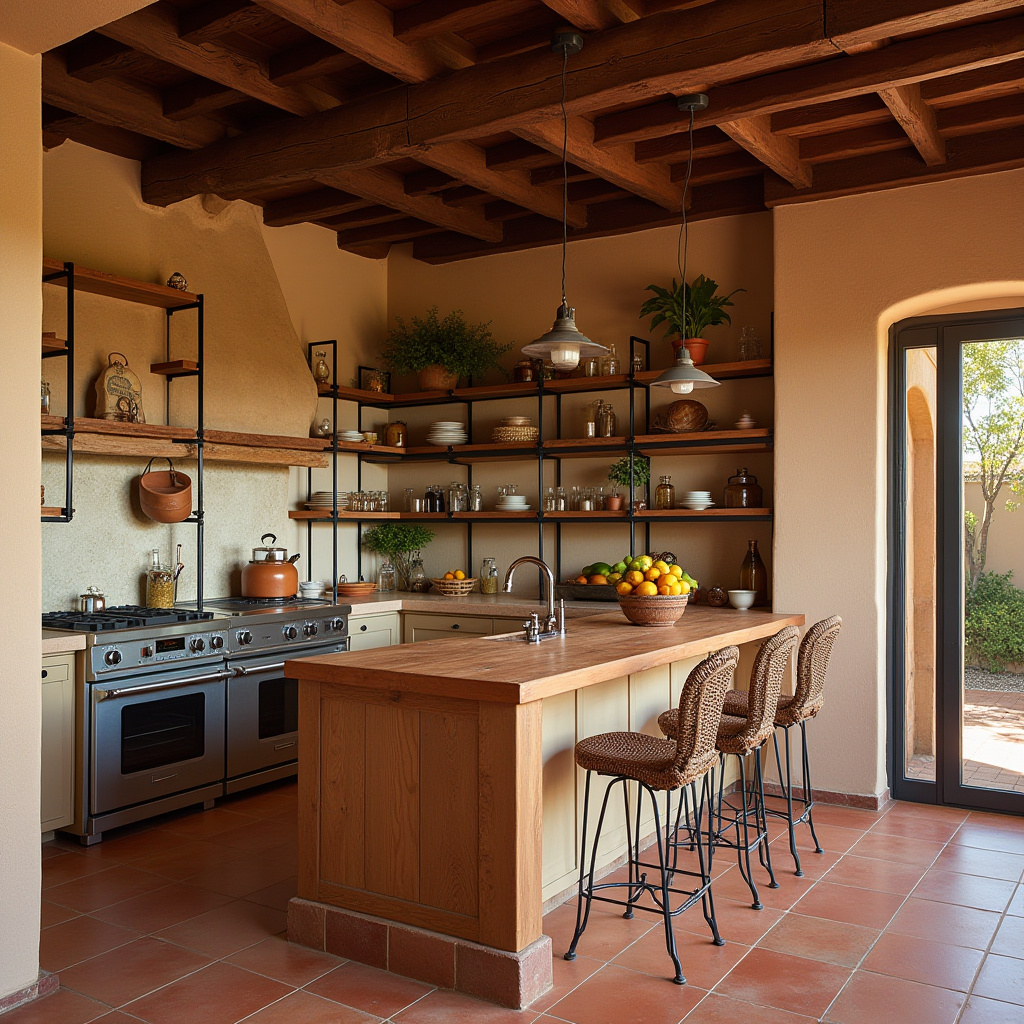 industrial boho kitchen 36