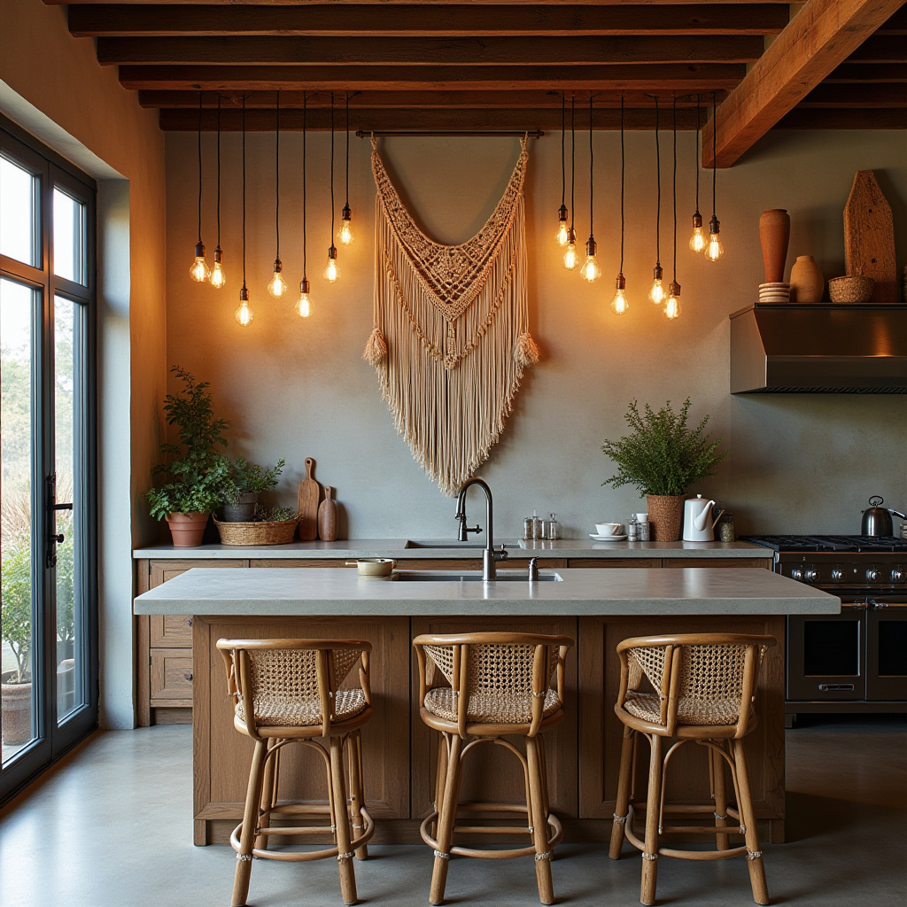 industrial boho kitchen 4