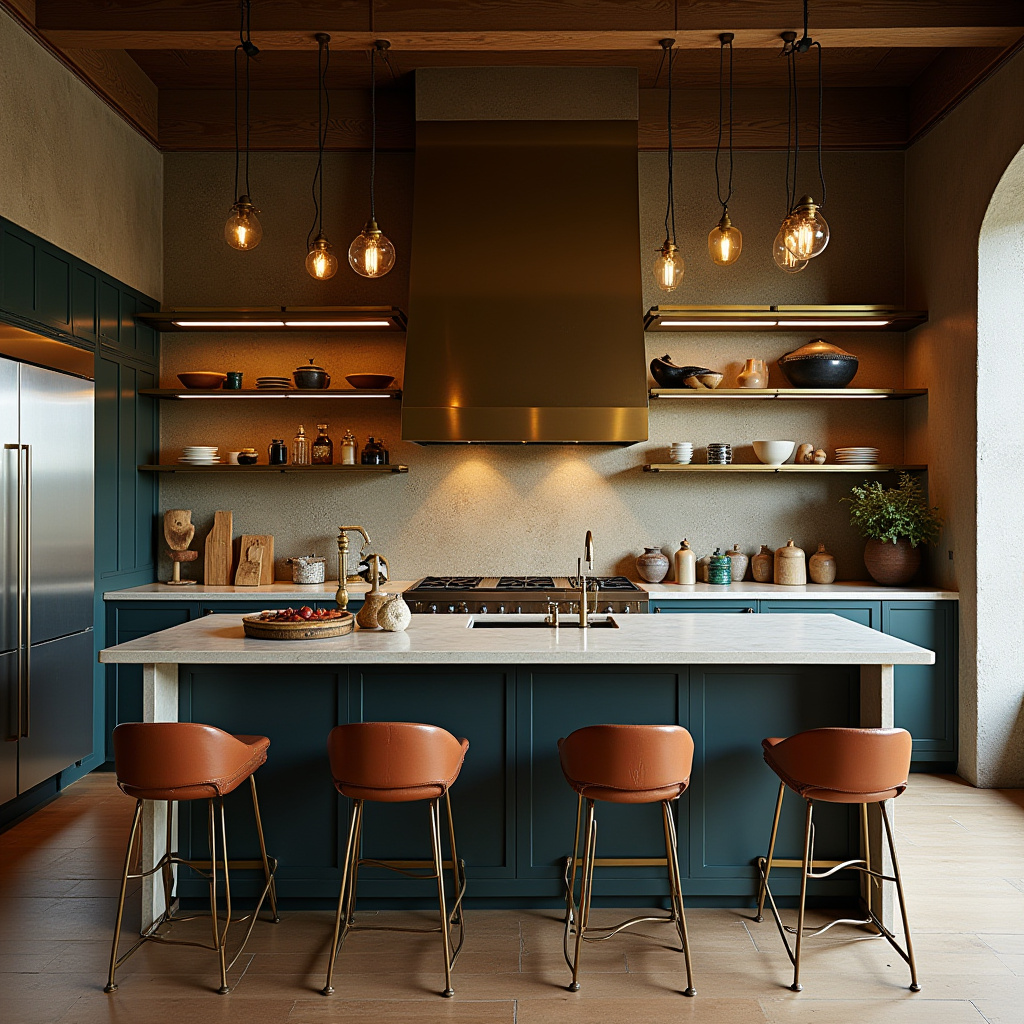 industrial boho kitchen 40