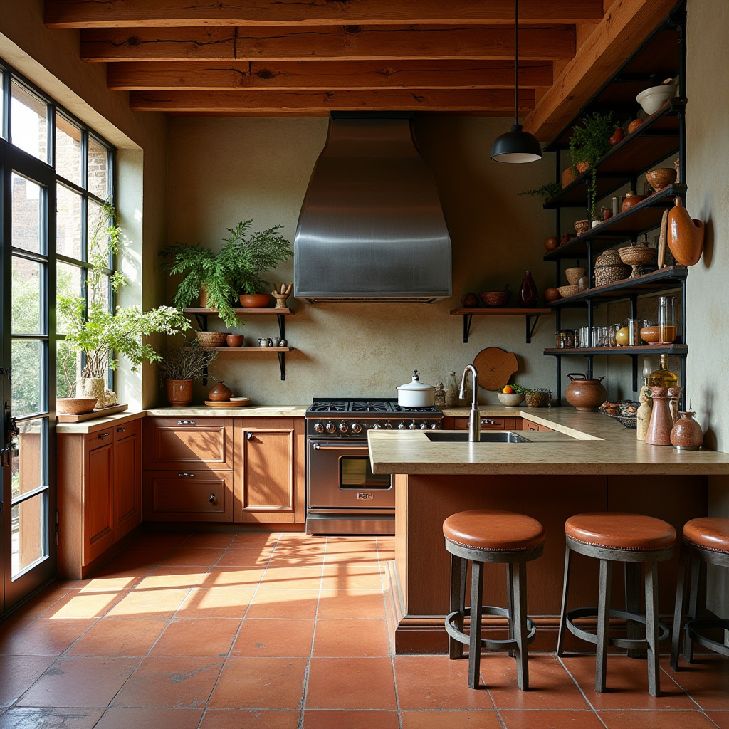 industrial boho kitchen 7