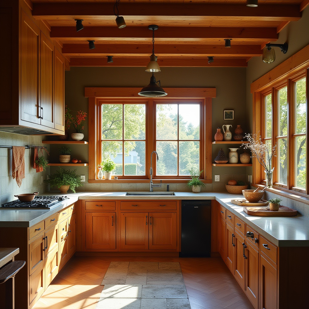 mid century boho kitchen 30